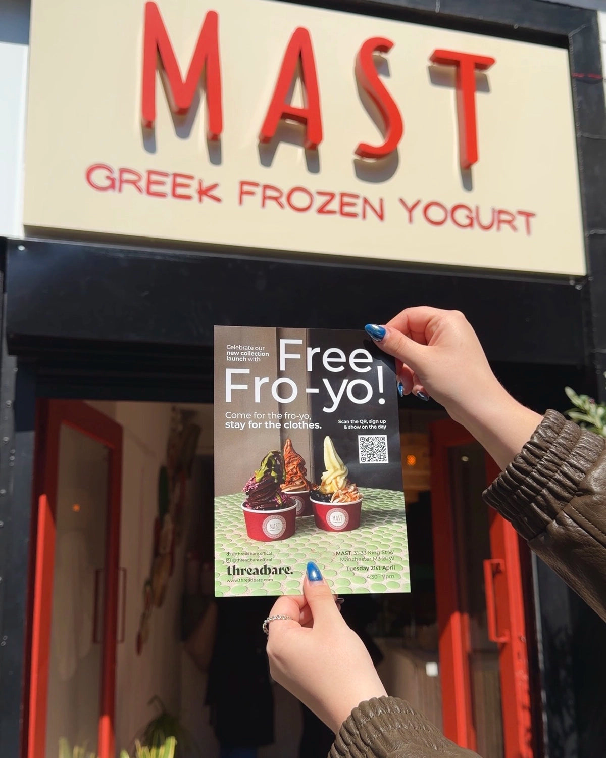 MAST Greek Frozen Yogurt storefront