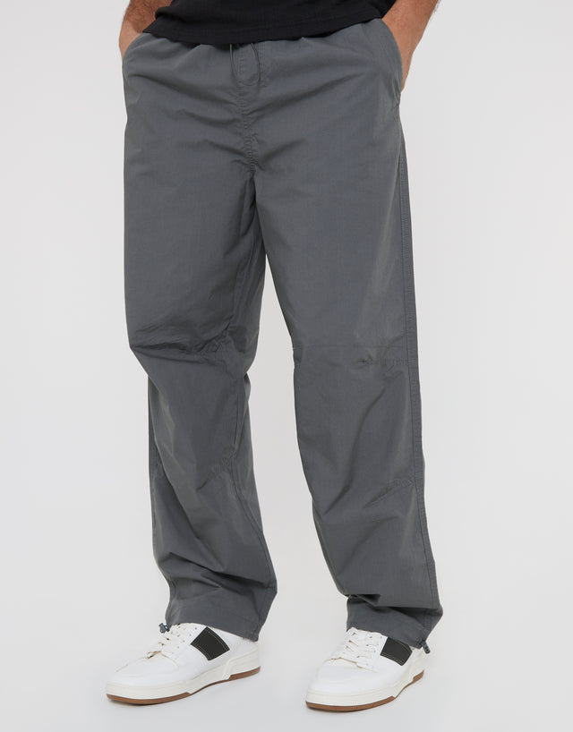 Men's Slate Relaxed Fit Jogger Style Cuffed Trousers