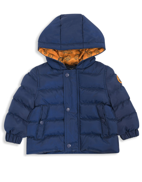 boys navy padded jacket