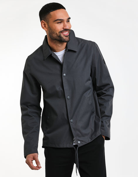 Mens grey 2024 coach jacket