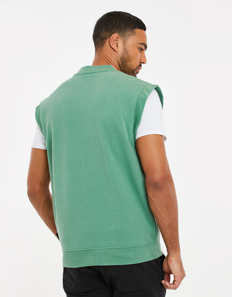 Men's v neck fleece on sale tops