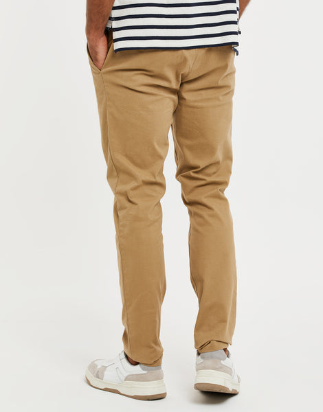 Men's Stone Stretch Chino Trousers