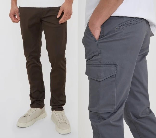 Men’s Cargo Trousers vs Men’s Chinos: A Style Guide