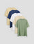 5 Pack Assorted Cotton Crew Neck T-Shirts