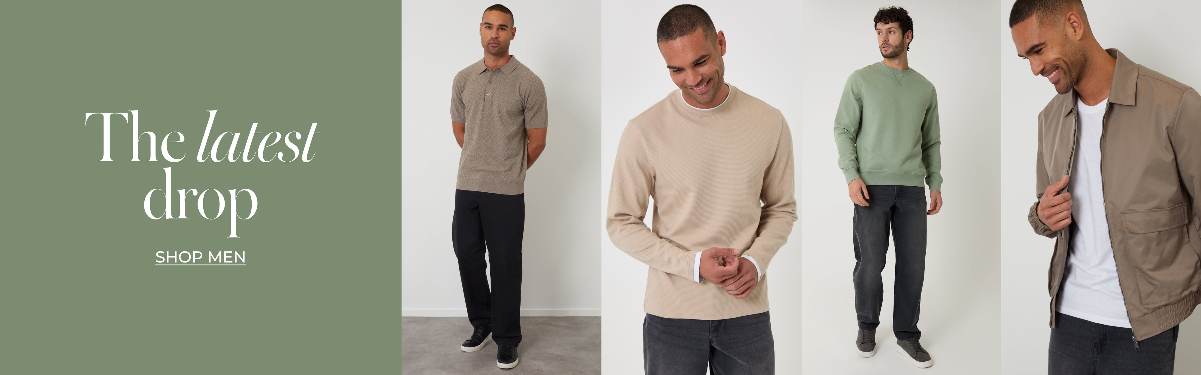The latest drop. Shop Men