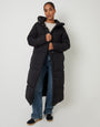 Black Petite Maxi Puffer Jacket