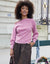 Pink Soft Slash Neck Jumper