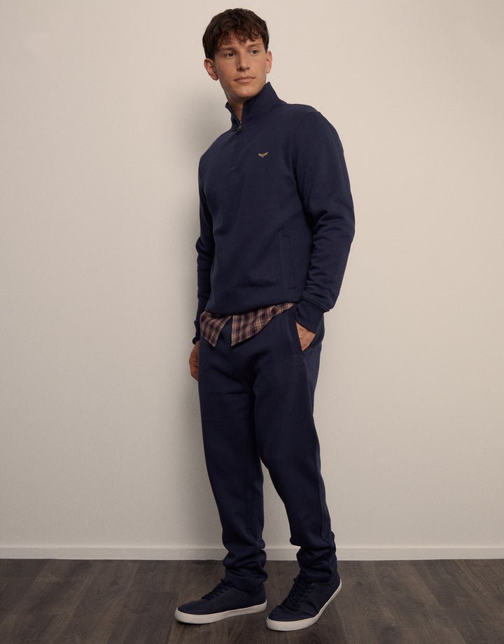 Navy Straight Leg Joggers