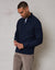 Navy Cable Knit Quarter Zip Jumper