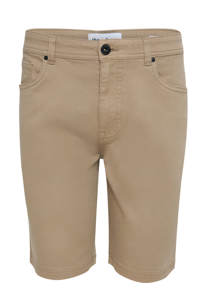 Dark Stone Stretch 5 Pocket Chino Shorts