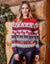 Red Reindeer Bauble Fairisle Christmas Jumper