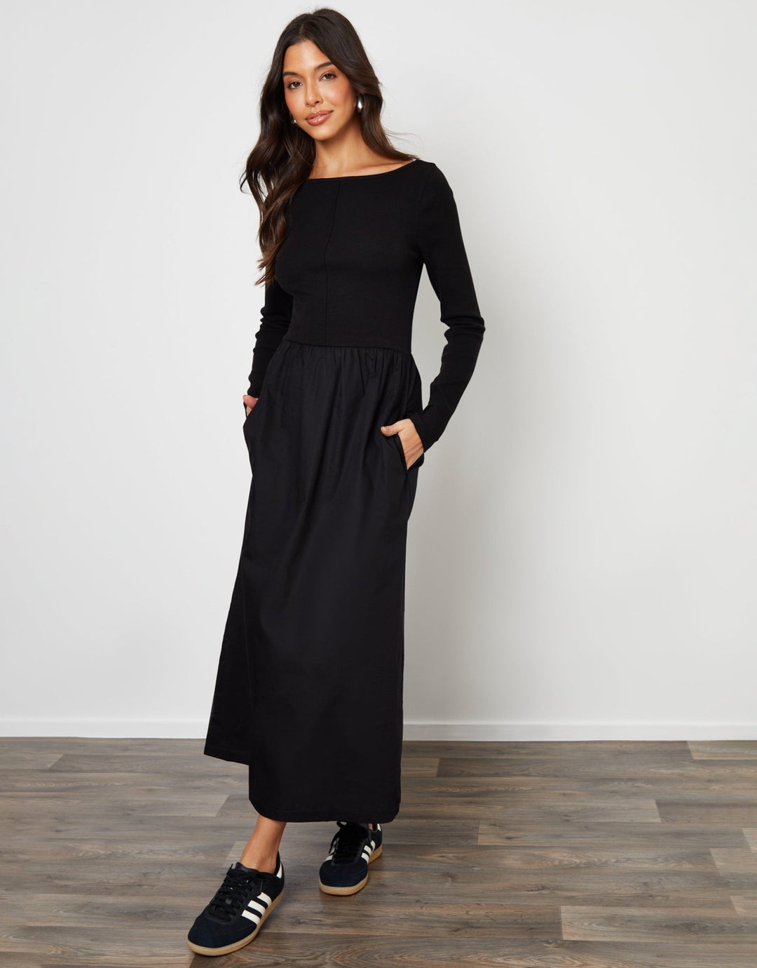 2 in 1 dress long sleeve 2 in 1 Wedding Dress Sabrina With Detachable Skirt Meryem US 20