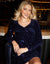 Navy Sequin Velour V Neck Mini Dress