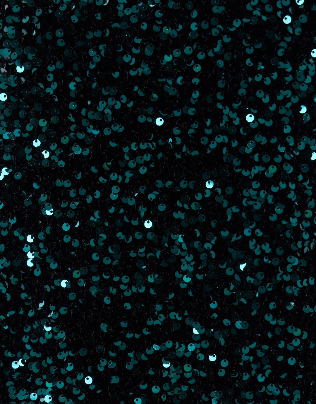 Threadbare Sequin Bow Tie Detail Mini Dress in Teal - sequin