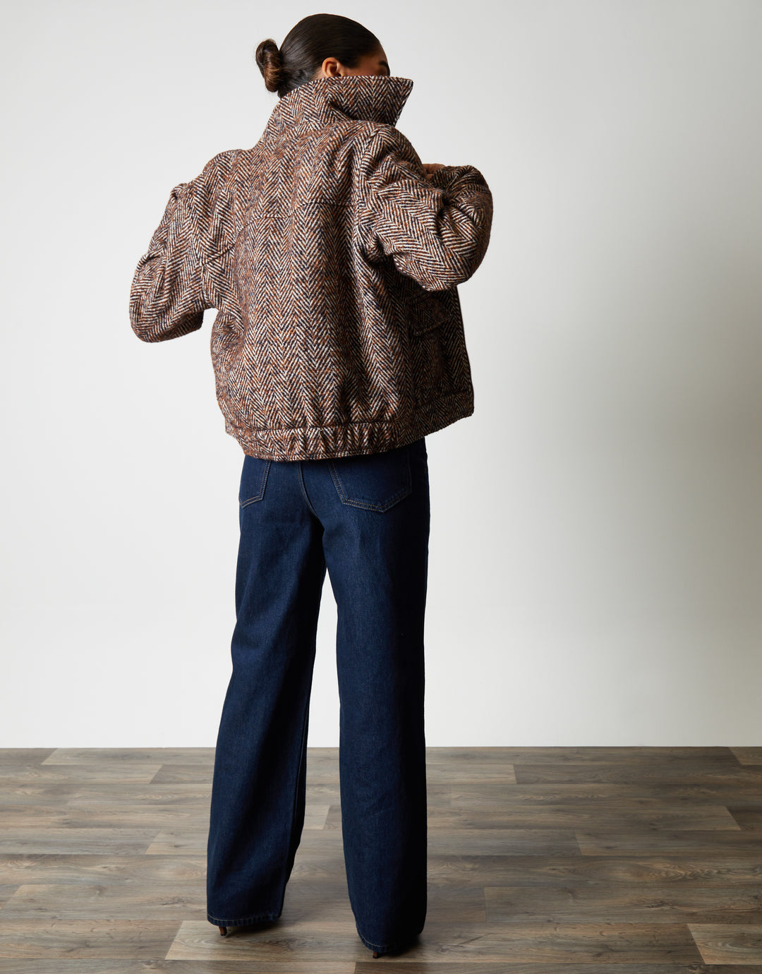 Indigo Wash Baggy Wide Leg Jeans