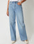 Light Wash Baggy Wide Leg Jeans