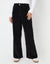 Black Wide Leg Corduroy Jeans
