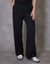Black Wide Leg Tailored Trousers