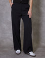 Black Wide Leg Tailored Trousers