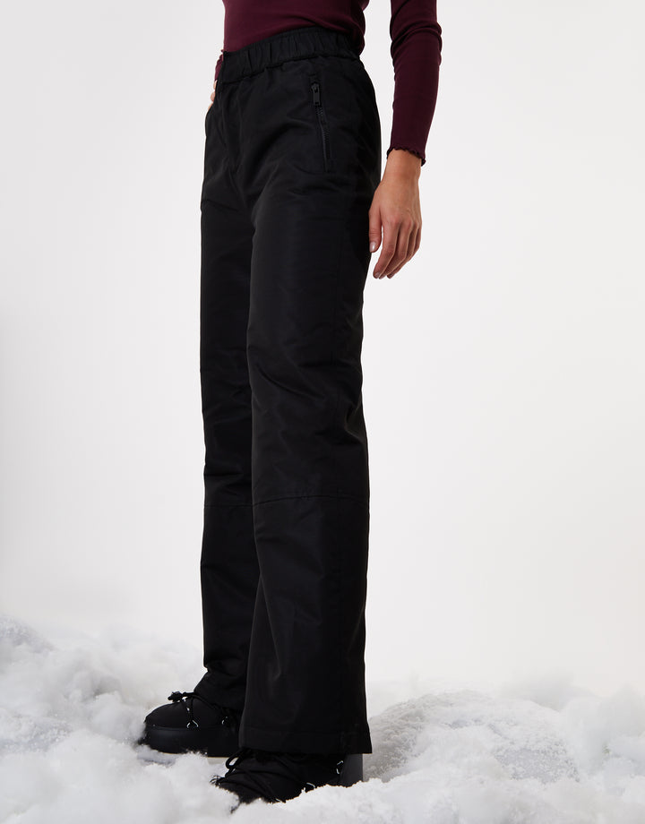 Black Padded Ski Pants