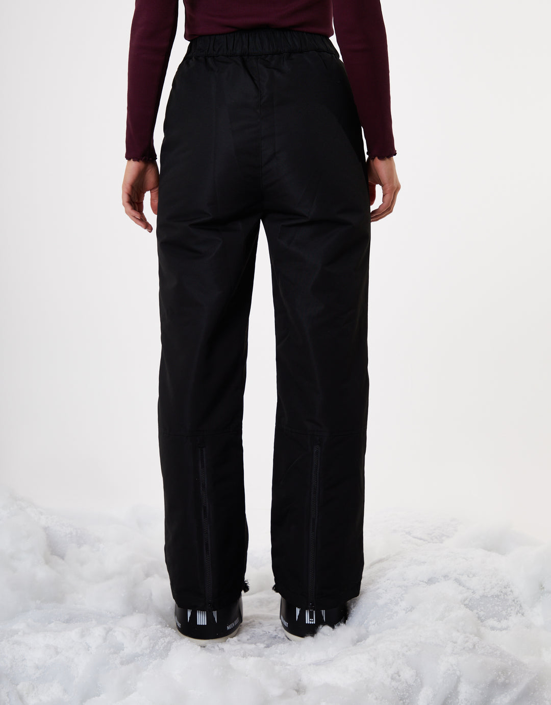 Black Padded Ski Pants