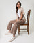 Mocha Brown Straight Leg Jeans