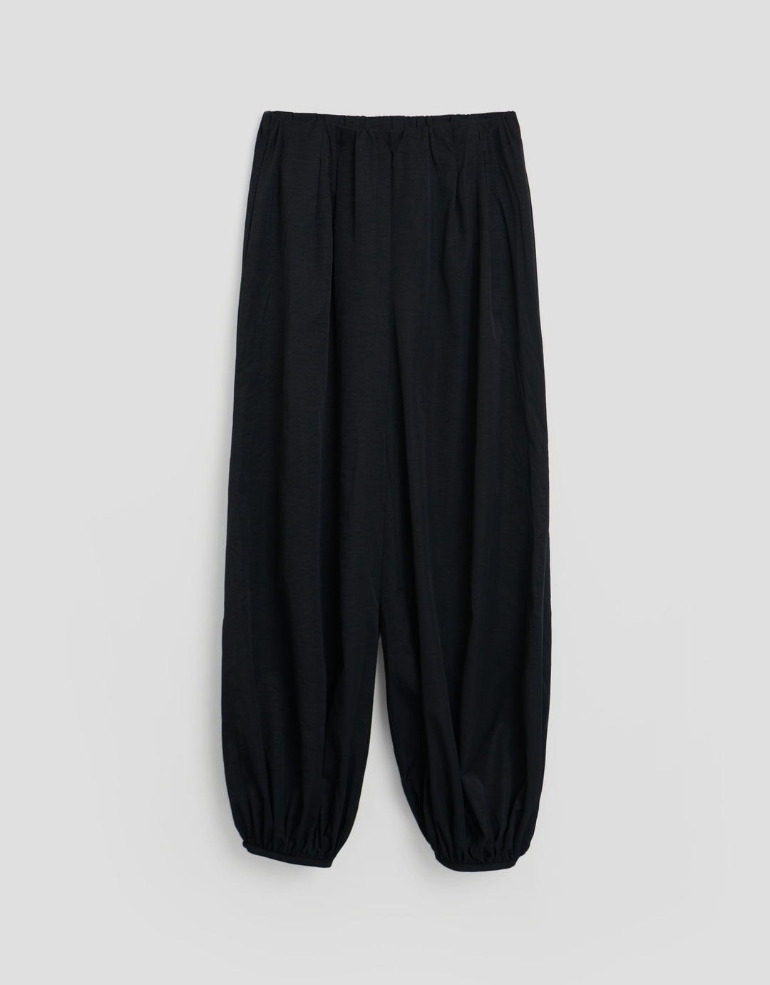 Threadbare Balloon Trousers with Pockets in Navy - flat lay