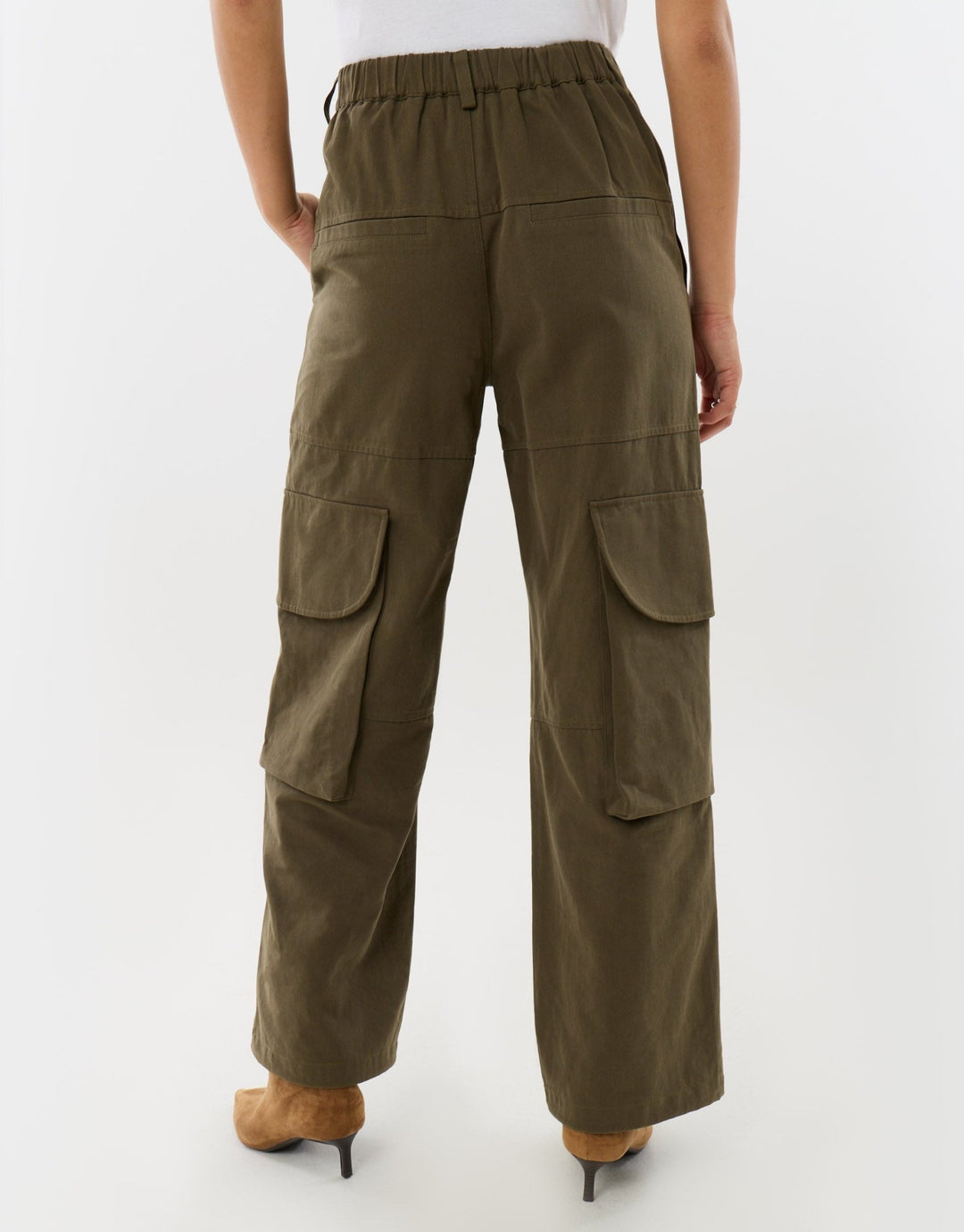 Cargo Utility Trousers in Khaki