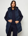 Navy Longline Padded Gilet