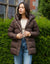 Chocolate Brown Puffer Jacket