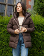 Chocolate Brown Puffer Jacket