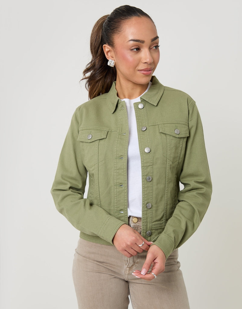 Stretch Denim Jacket