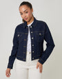 Indigo Wash Stretch Denim Jacket