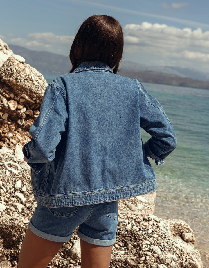 Mid Wash Classic Denim Jacket