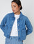 Mid Wash Boxy Denim Jacket