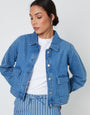 Mid Wash Boxy Denim Jacket