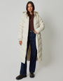 Cream Padded Maxi Coat