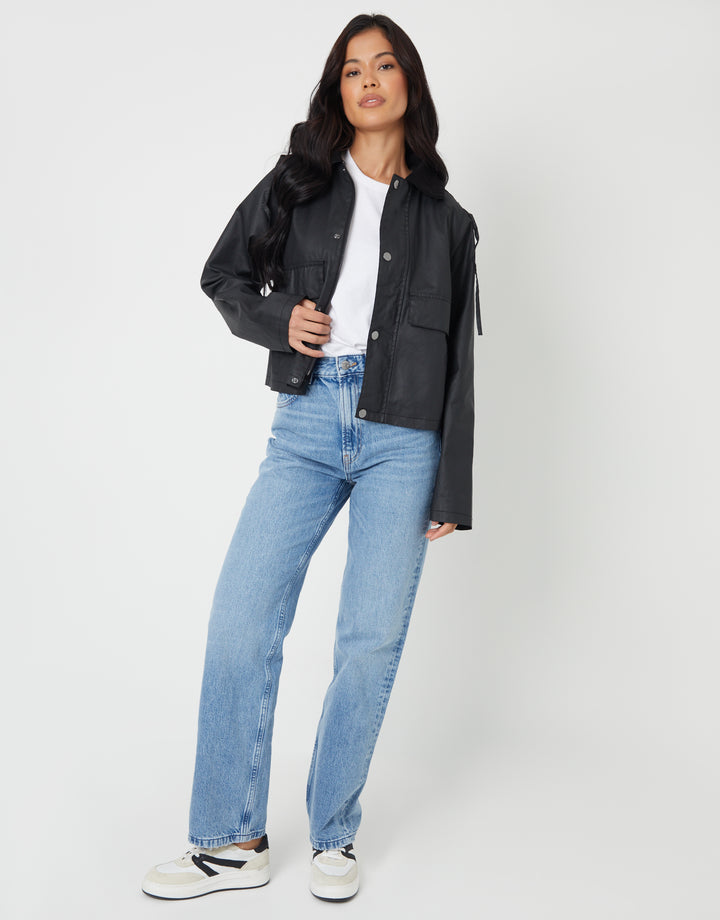 Black Waxed Jacket