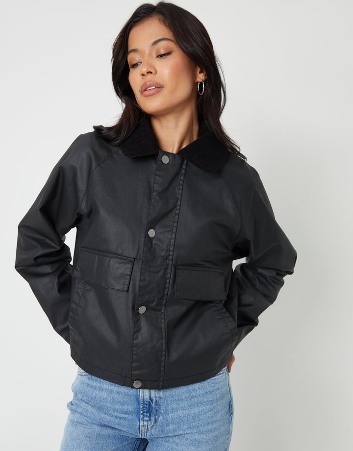 Black Waxed Jacket