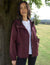 Berry Red Showerproof Hooded Jacket