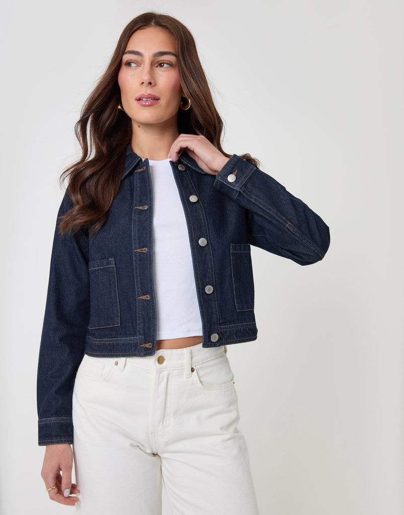 Denim Jacket Patch Pockets