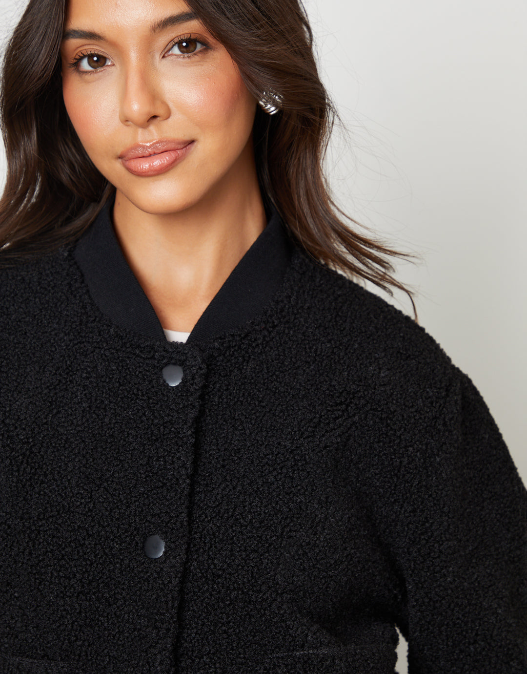 Black Borg Bomber Jacket