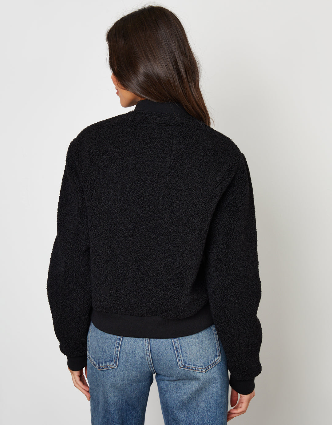 Black Borg Bomber Jacket