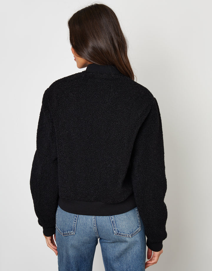 Black Borg Bomber Jacket