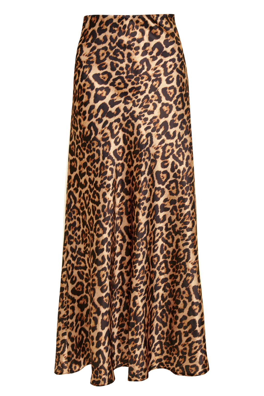 Threadbare Women's Leopard Print Maxi Satin Slip Skirt