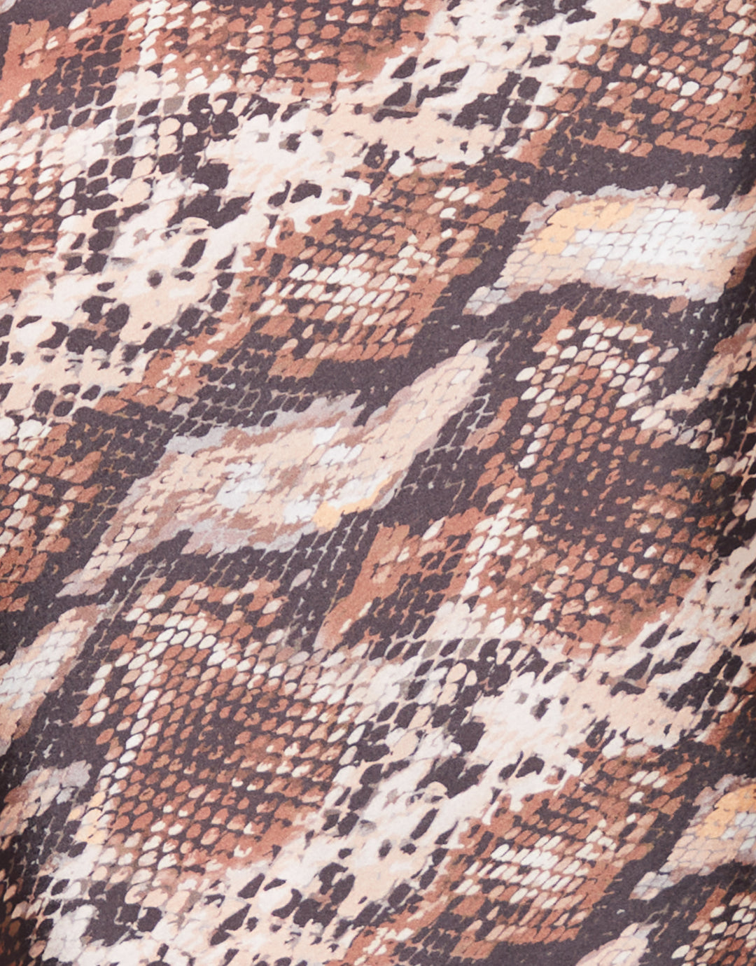 Snake Print Maxi Satin Slip Skirt