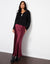 Burgundy Maxi Satin Slip Skirt