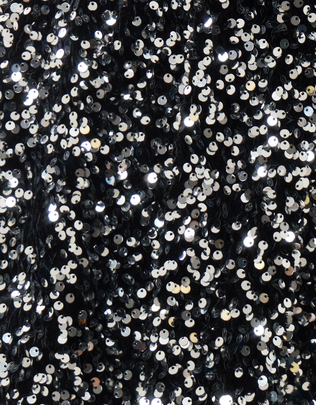 Sequin Mini Swing Skirt in Charcoal Grey