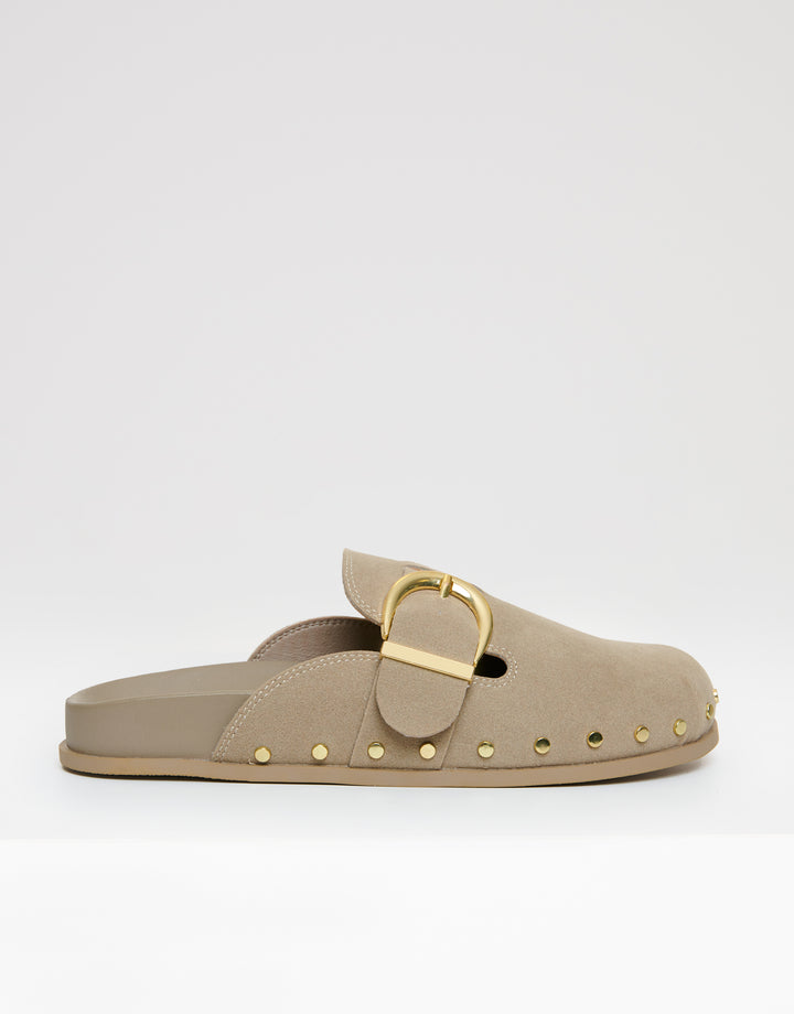 Stone Studded Mule Sandals