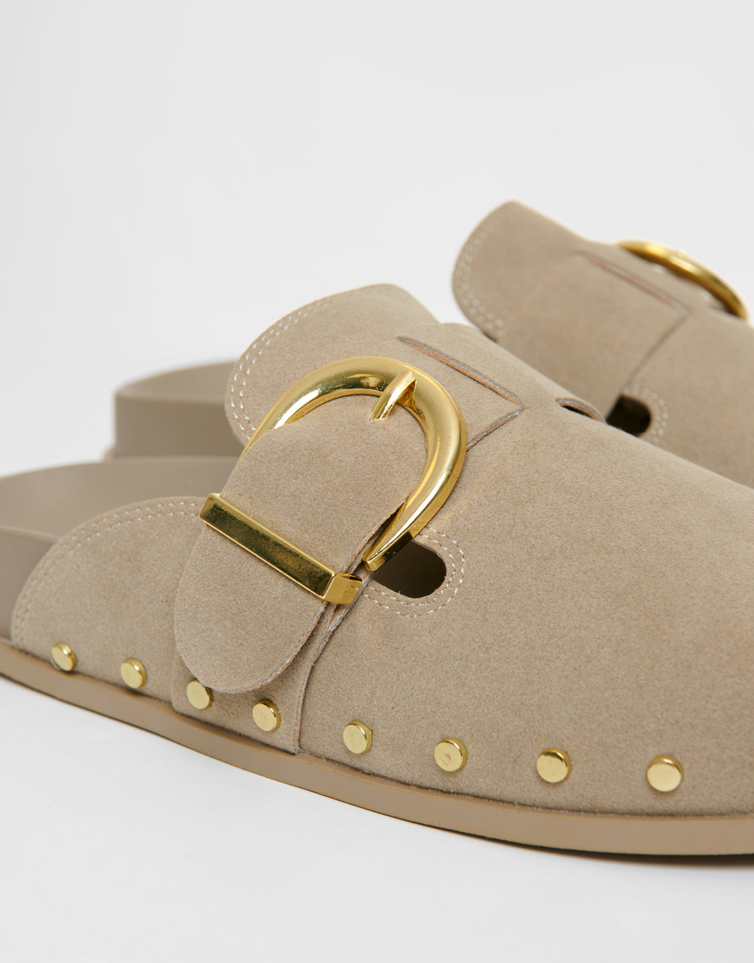 Stone Studded Mule Sandals